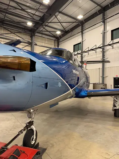 Pilatus PC-12 (Metallic Blue) detailed by Pristine Jets, photo 3 of 11